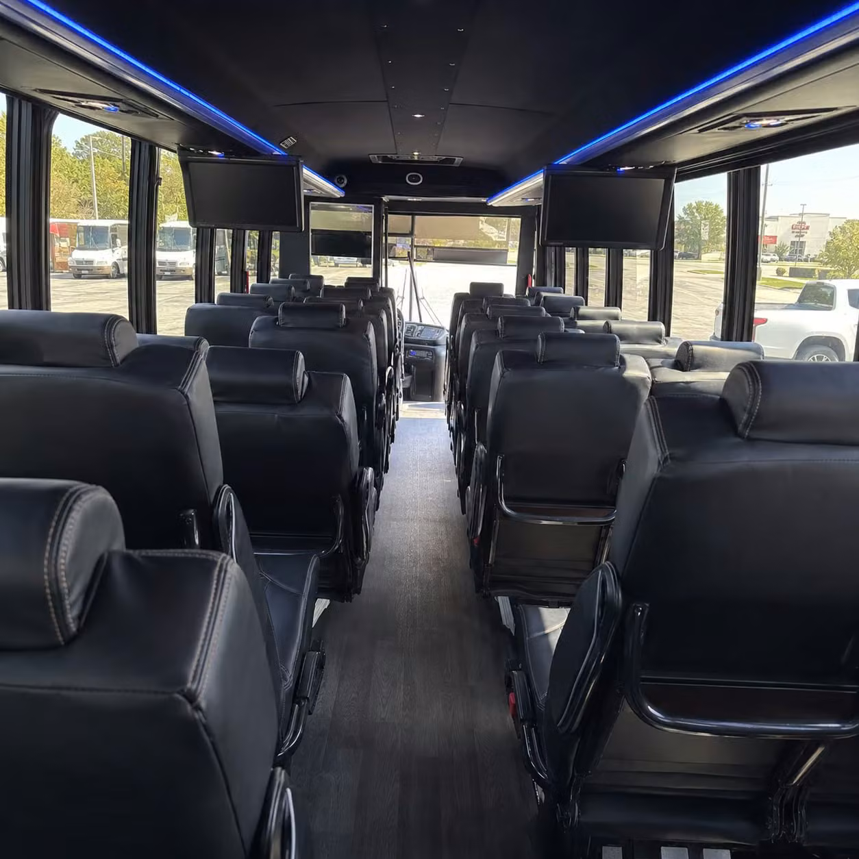 25 passenger minibus inside