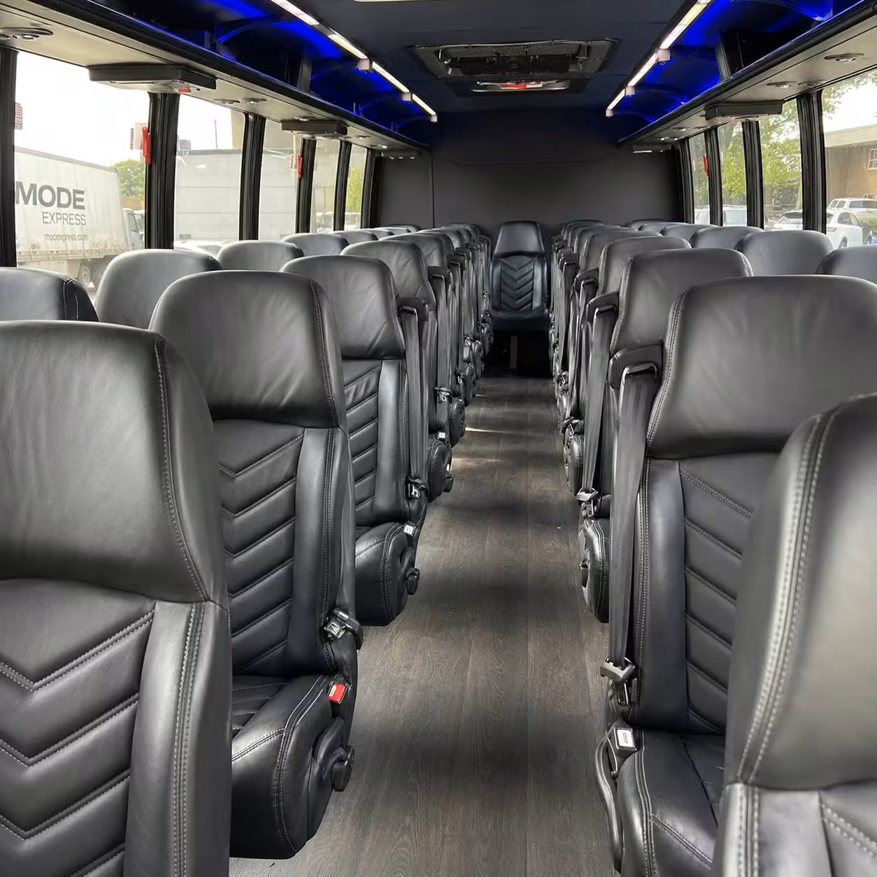 30 passenger minibus inside