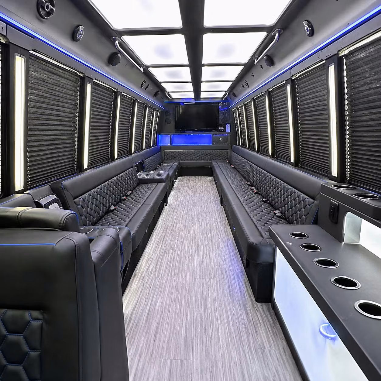 party bus interior