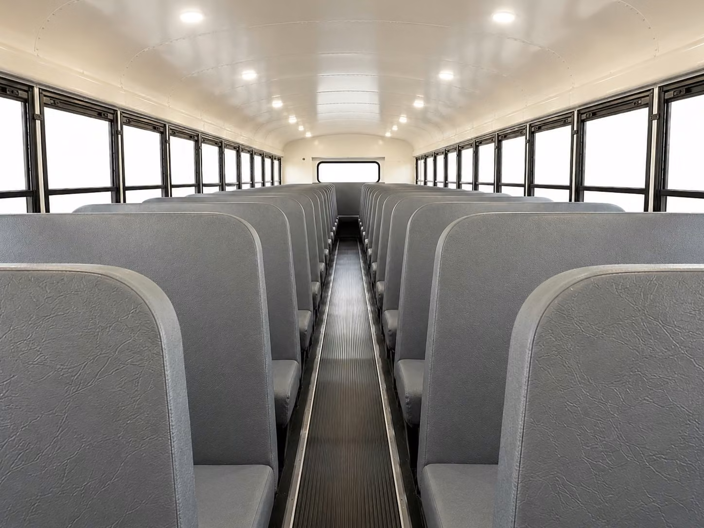 school bus inside