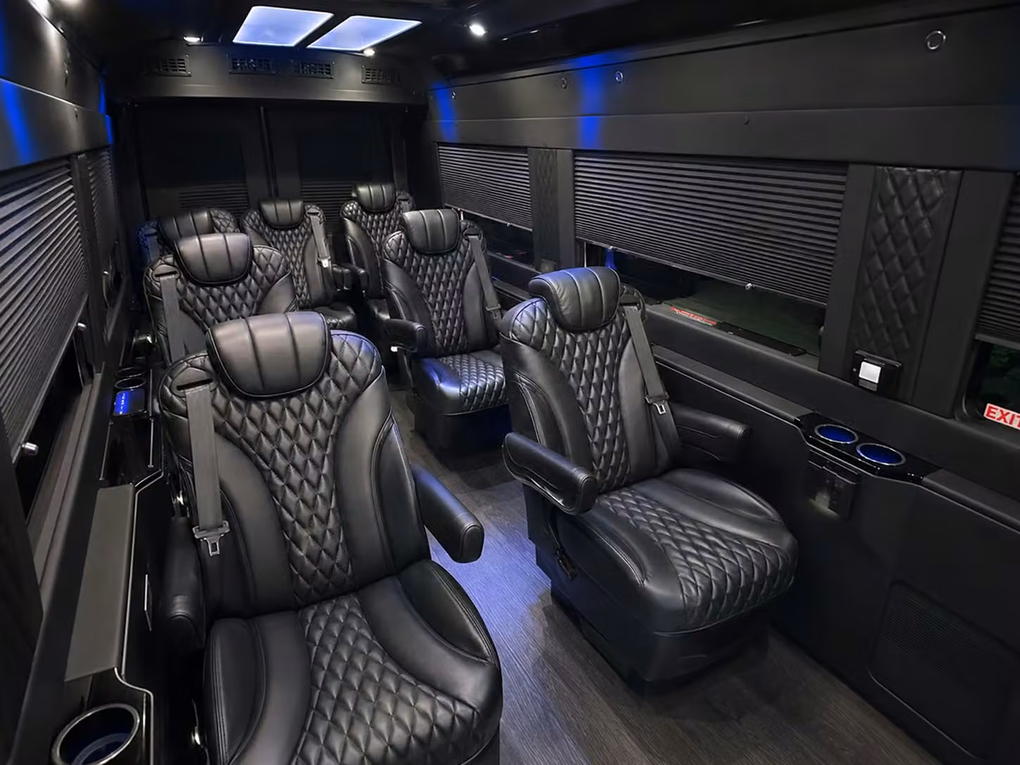 sprinter van with driver inside